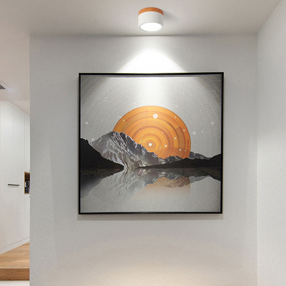 Cylora – Moderne LED Cilinder Plafondlamp met Strak Flush Mount Ontwerp