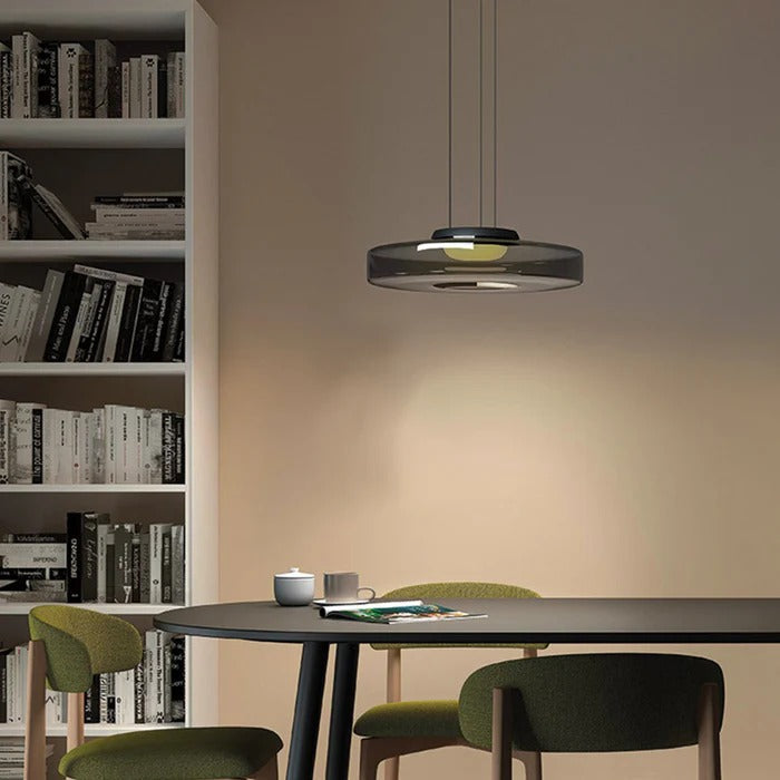 Sunhaven - Tijdloze Bauhaus-Stijl Glazen Hanglamp voor Thuis