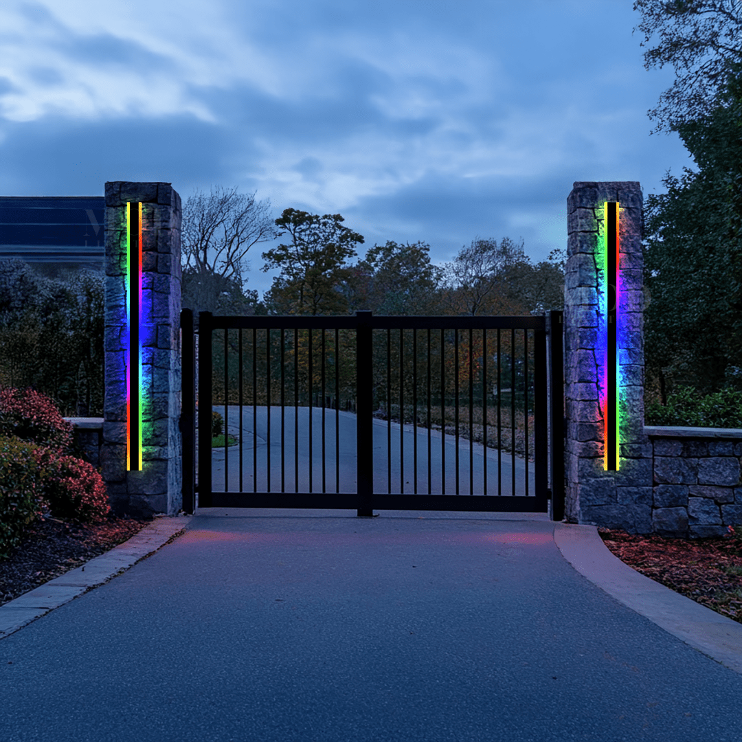 Petalune - Moderne RGB Wandlamp Met Afstandsbediening Voor Buiten, Veranda En Terras