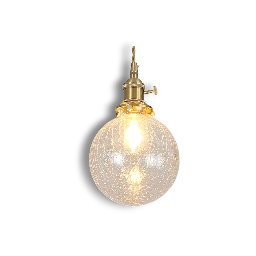 Aurelia – Kristallen Glazen Hanglamp (Plafondlamp, Nordic Retro, E27)