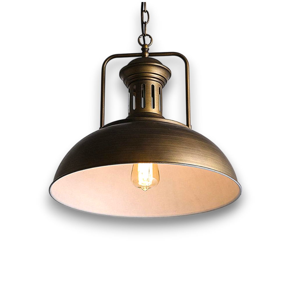 Bronxor – Industriële Enkelvoudige Dome Hanglamp