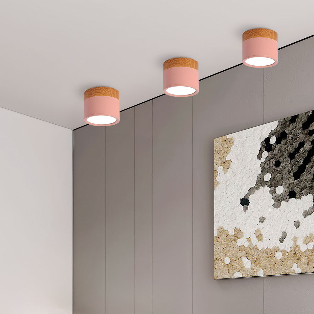 Cylora – Moderne LED Cilinder Plafondlamp met Strak Flush Mount Ontwerp
