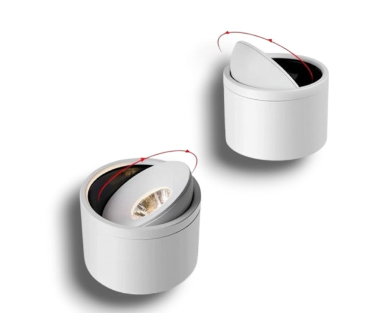 Nestoria - Compacte Surface Mounted Downlight Met Dimbare Lichtfunctie