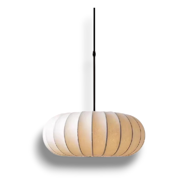 Lampix - Elegante Zijden Hanglamp Met Zachte Gloed