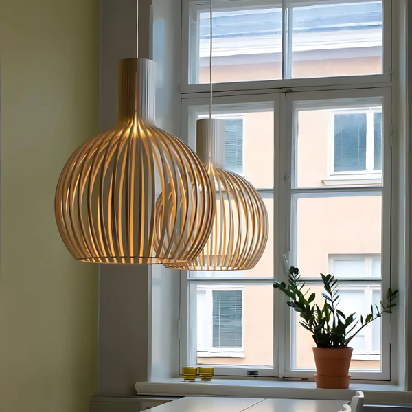 Bamora – Natuurlijke Bamboe Hanglamp Plafondlamp