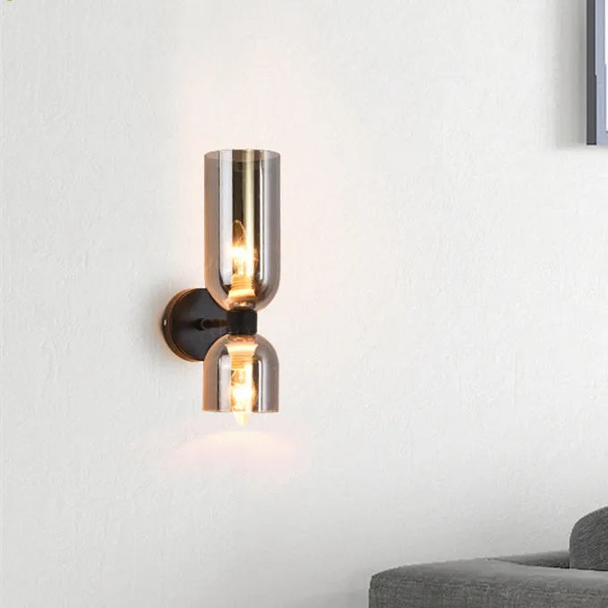 Casara - Luxe Slaapkamer Wandlamp Met Glazen Kap