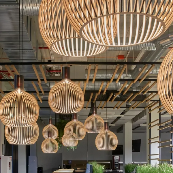 Bamora – Natuurlijke Bamboe Hanglamp Plafondlamp