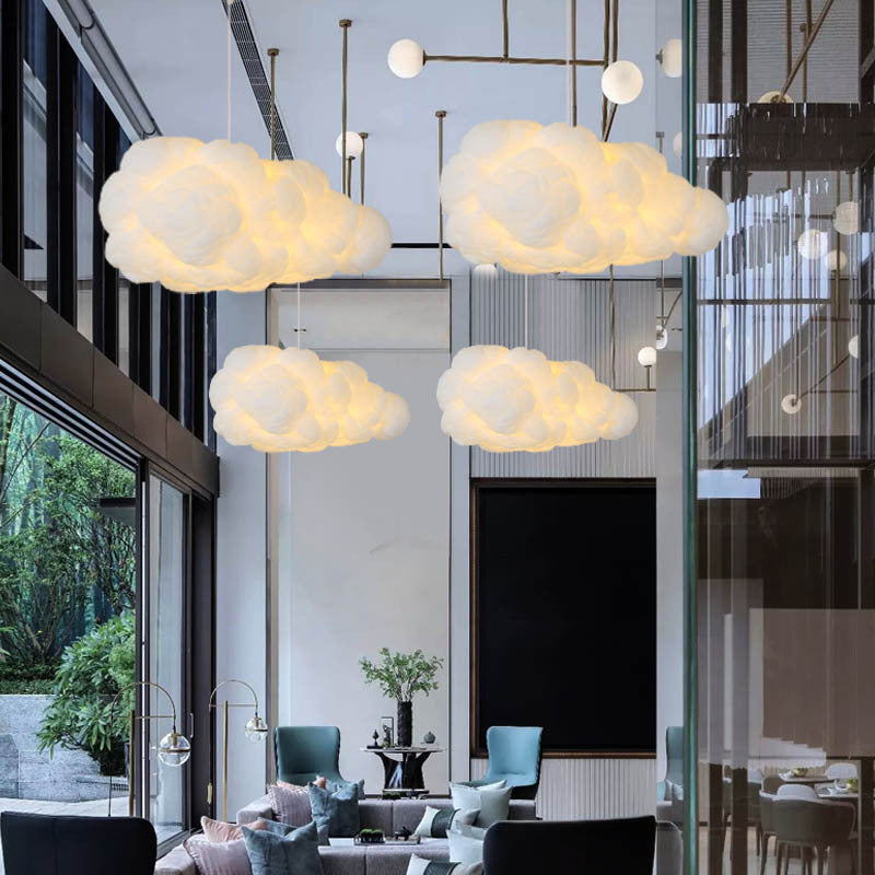 Nuvia – Moderne Witte Cloud Plafondlamp