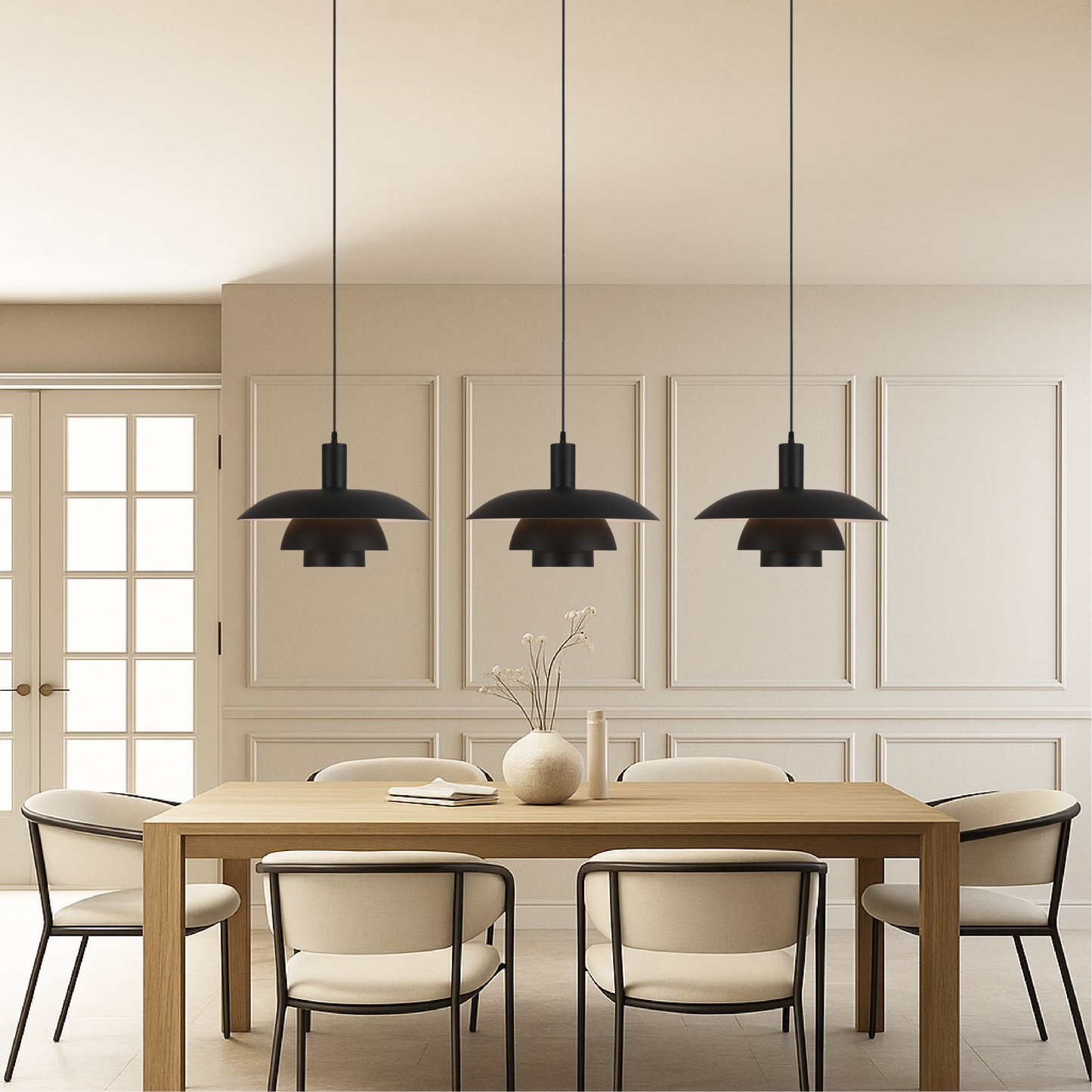 Radiora - Elegante Deense Hanglamp Met Minimalistisch Ontwerp