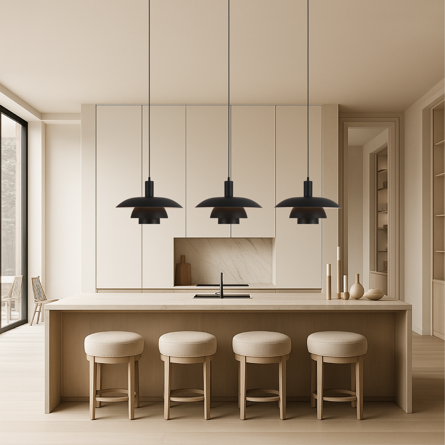Radiora - Elegante Deense Hanglamp Met Minimalistisch Ontwerp