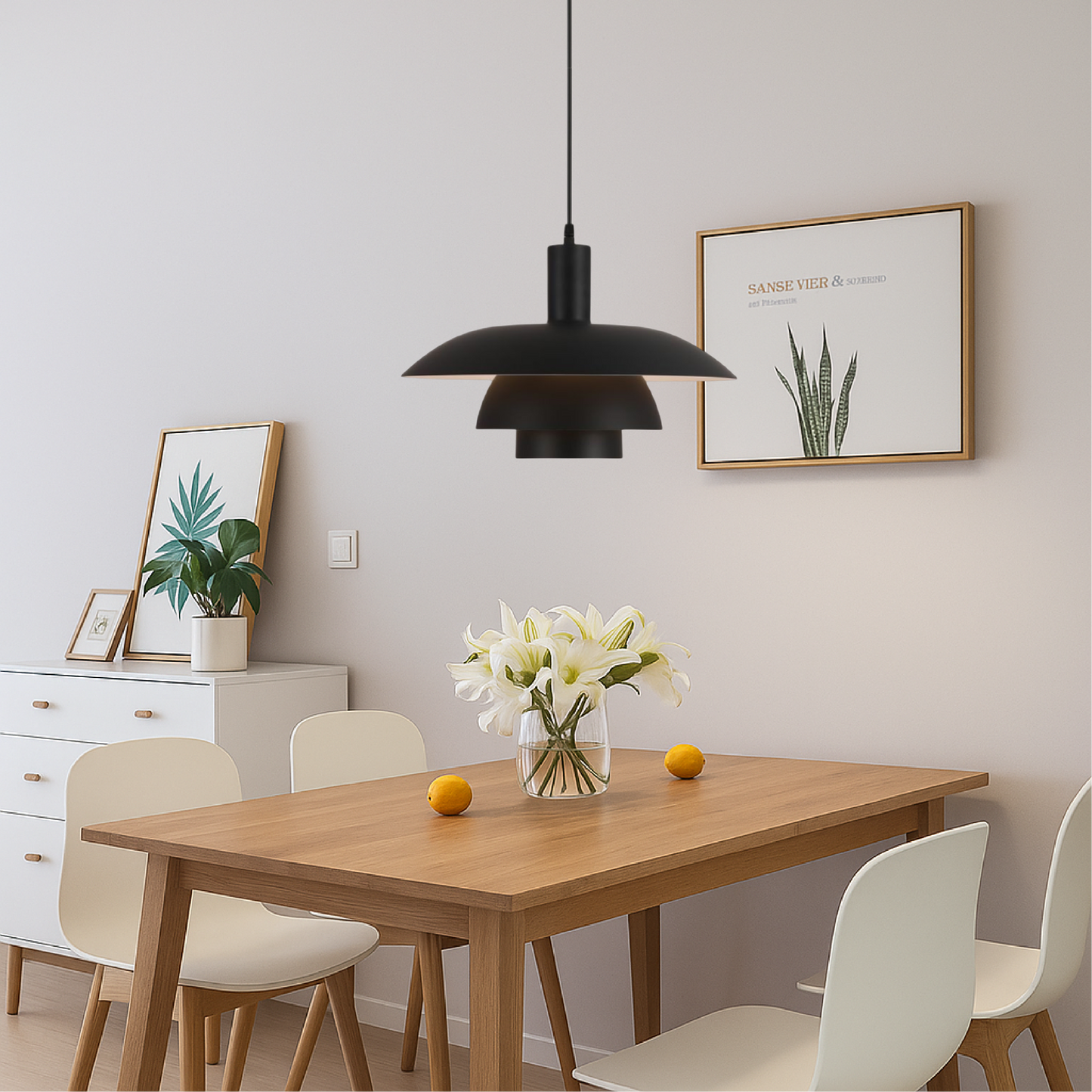Radiora - Elegante Deense Hanglamp Met Minimalistisch Ontwerp