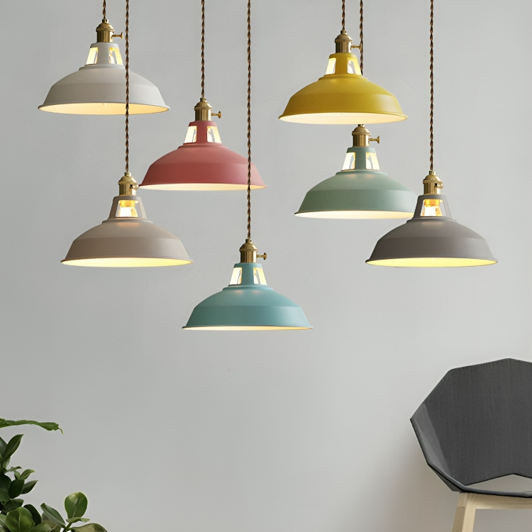 Retrovia – Industriële Retro Metalen Plafondlamp