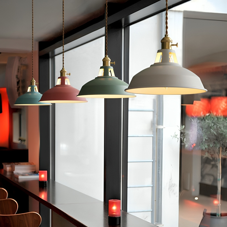 Retrovia – Industriële Retro Metalen Plafondlamp