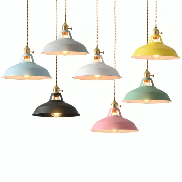 Retrovia – Industriële Retro Metalen Plafondlamp