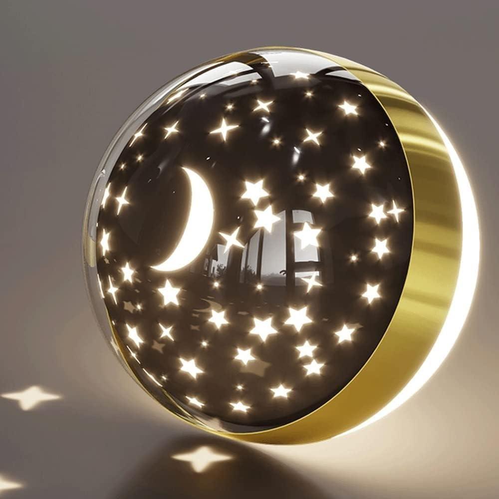 Luminoir – Kinder Wandlamp met Sterren & Maan Design