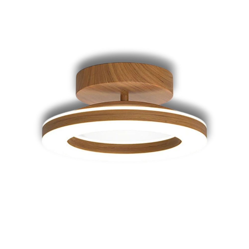 Ardena – Houten Ring LED Plafondlamp