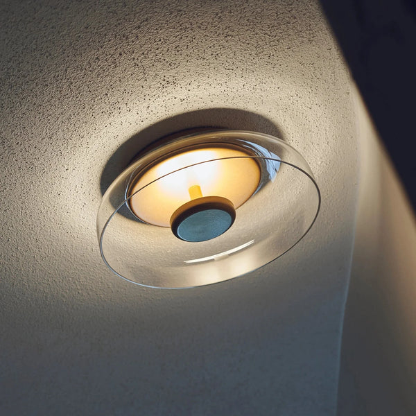 Lumora – Moderne LED Plafondlamp, Glazen Plafonnière