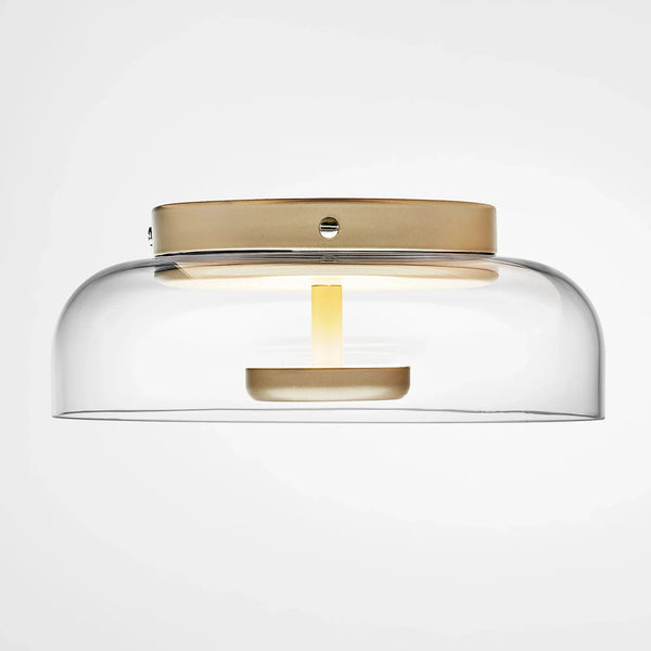 Lumora – Moderne LED Plafondlamp, Glazen Plafonnière