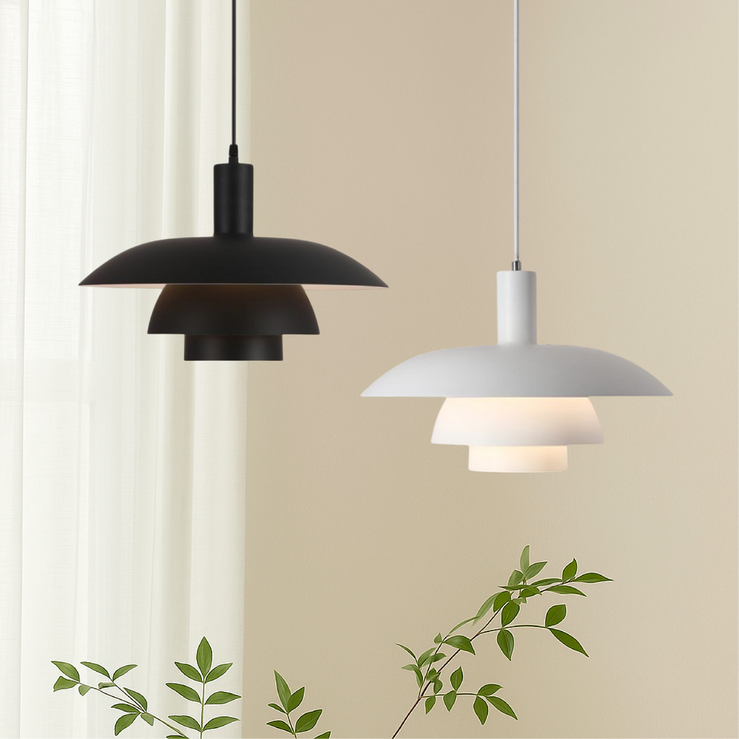 Radiora - Elegante Deense Hanglamp Met Minimalistisch Ontwerp