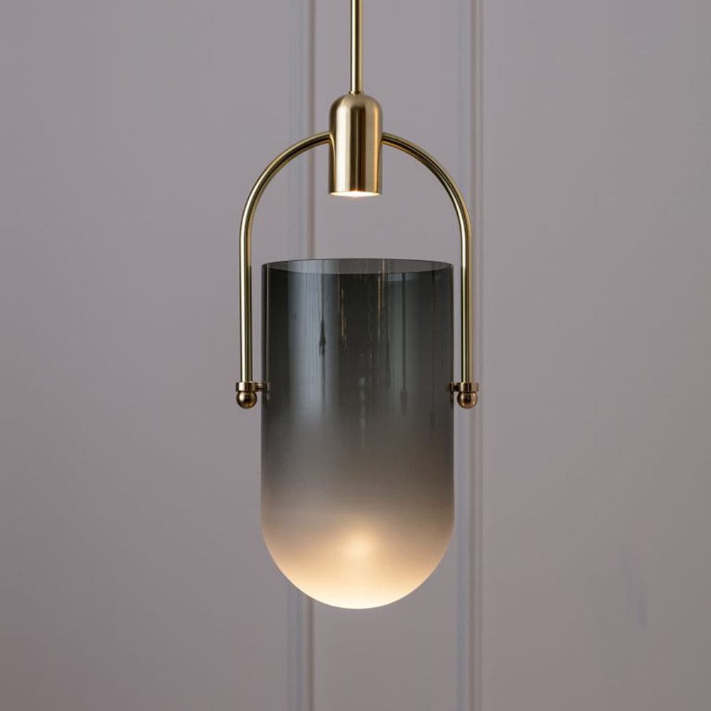 Candelis - Hanglamp Met Transparant Glas En Metalen Details