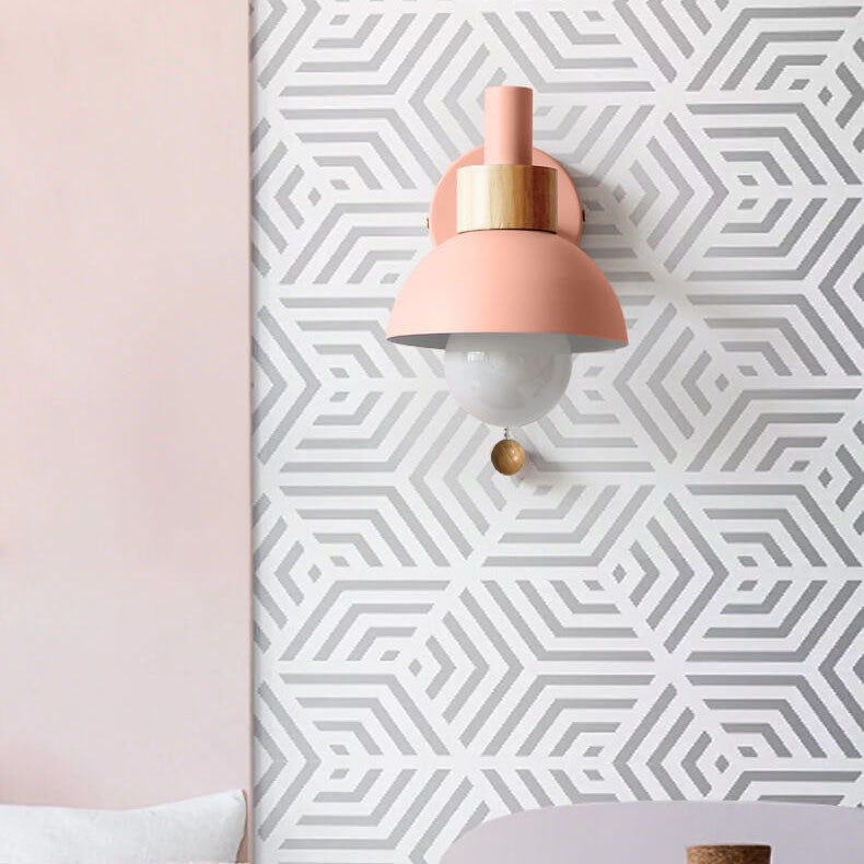 Nomi – Scandinavische Macaron Globe Wandlamp (1-Licht)