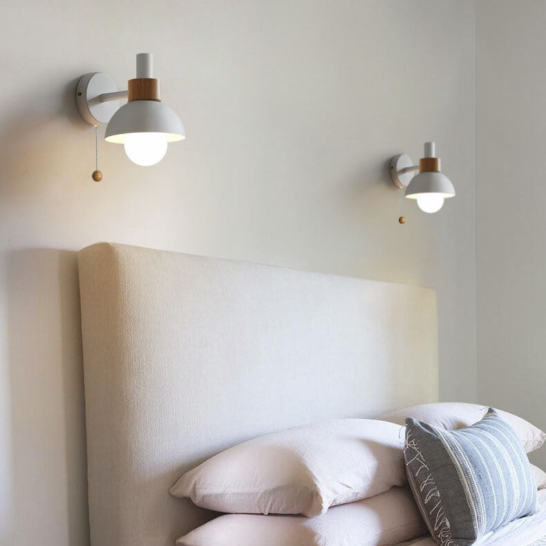 Nomi – Scandinavische Macaron Globe Wandlamp (1-Licht)