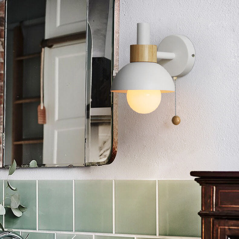 Nomi – Scandinavische Macaron Globe Wandlamp (1-Licht)