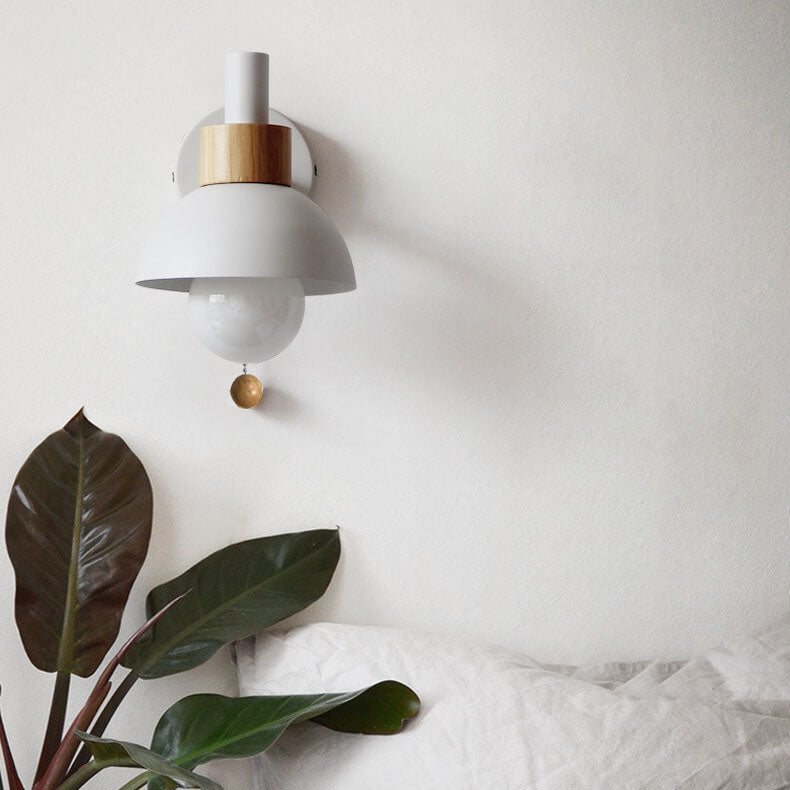 Nomi – Scandinavische Macaron Globe Wandlamp (1-Licht)