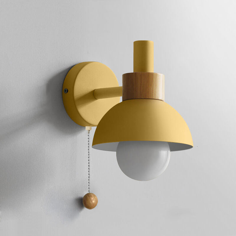 Nomi – Scandinavische Macaron Globe Wandlamp (1-Licht)