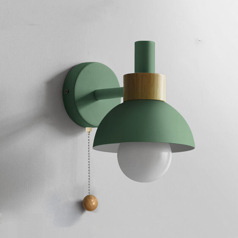 Nomi – Scandinavische Macaron Globe Wandlamp (1-Licht)