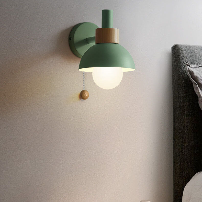 Nomi – Scandinavische Macaron Globe Wandlamp (1-Licht)