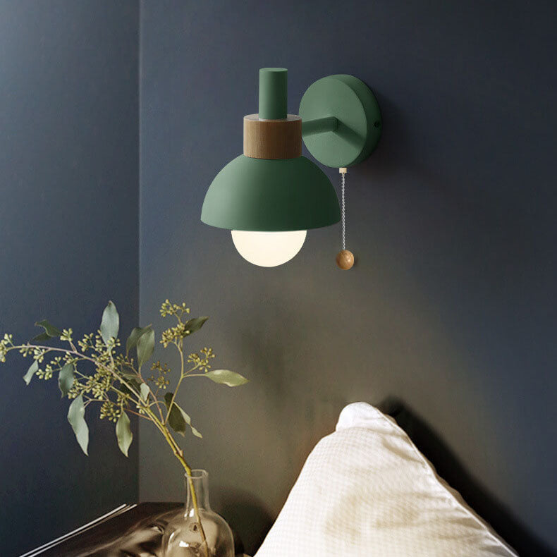 Nomi – Scandinavische Macaron Globe Wandlamp (1-Licht)
