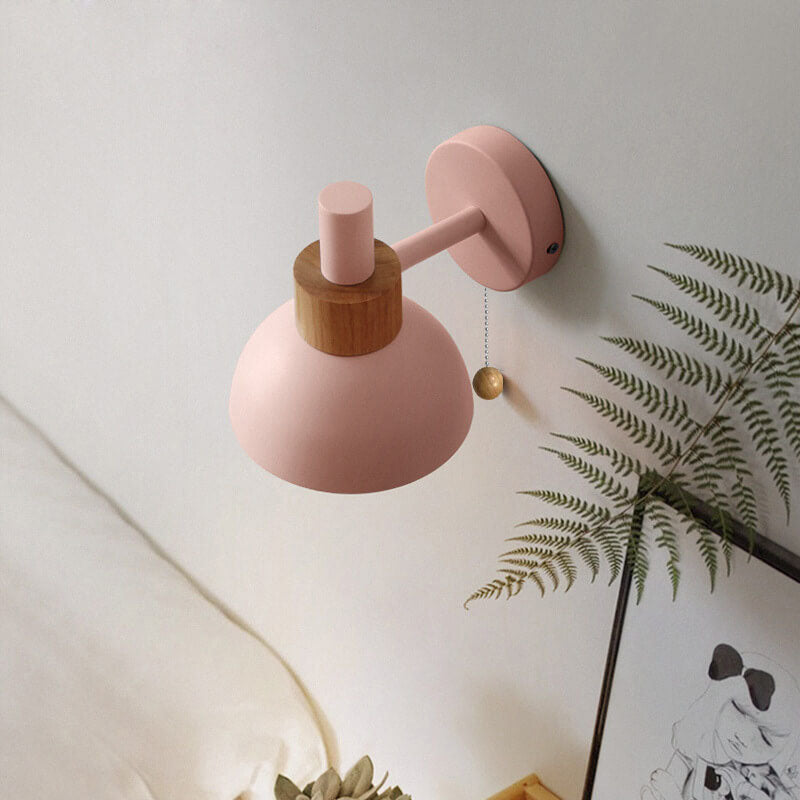 Nomi – Scandinavische Macaron Globe Wandlamp (1-Licht)