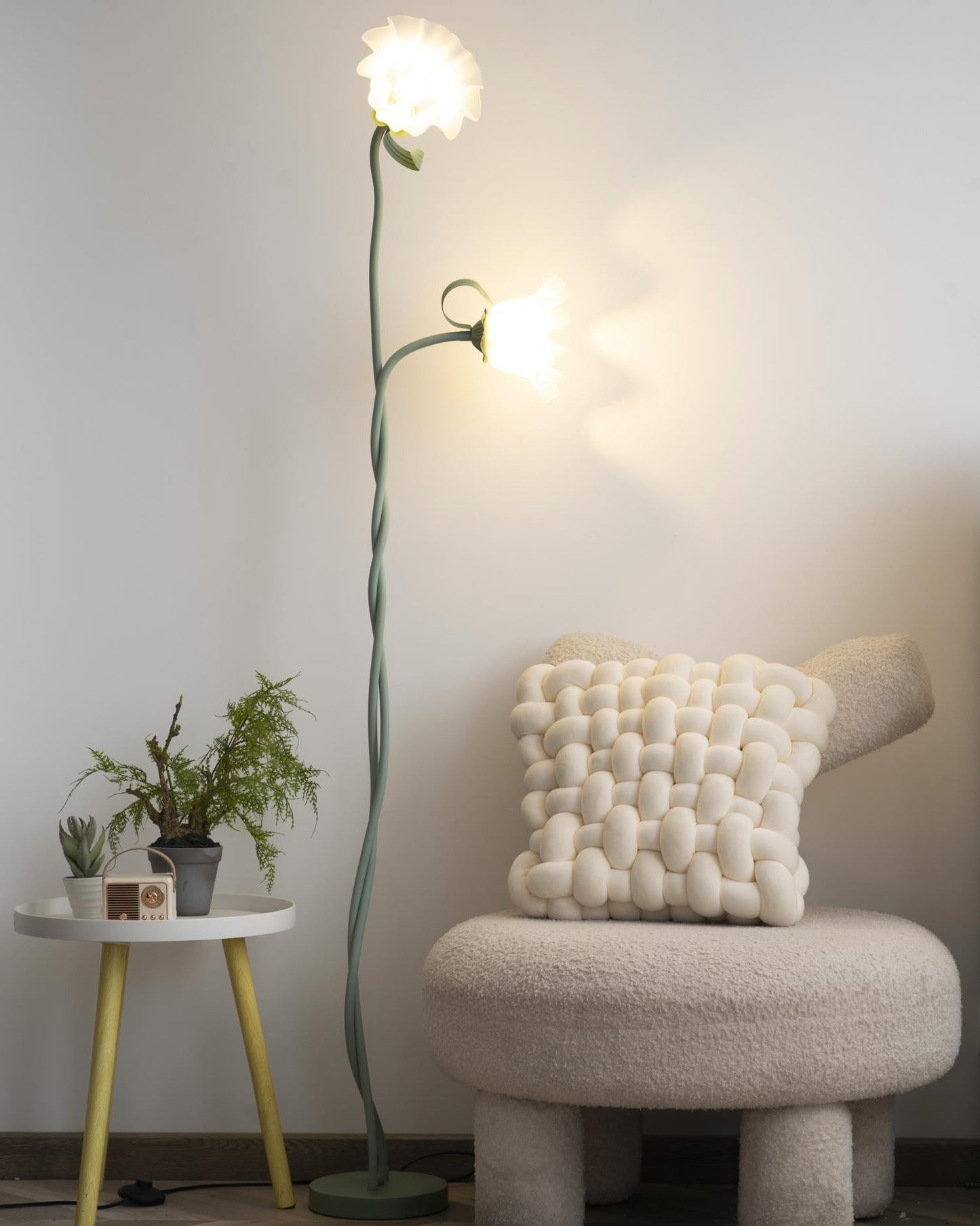 Calla – Bloemen Vloerlamp (Artistieke Staande Lamp, E27 LED)