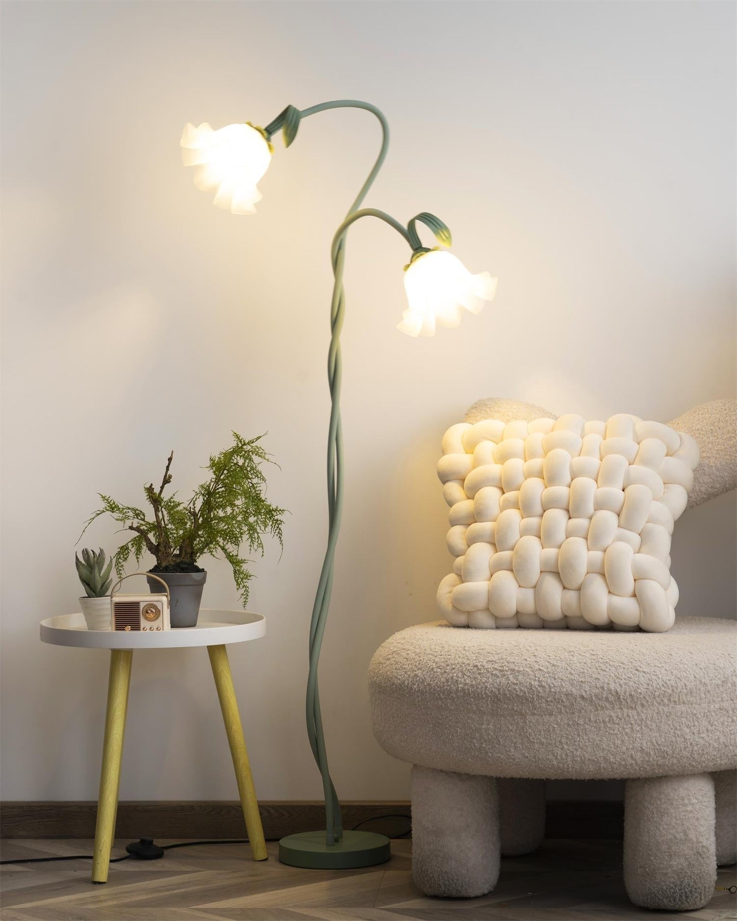 Calla – Bloemen Vloerlamp (Artistieke Staande Lamp, E27 LED)