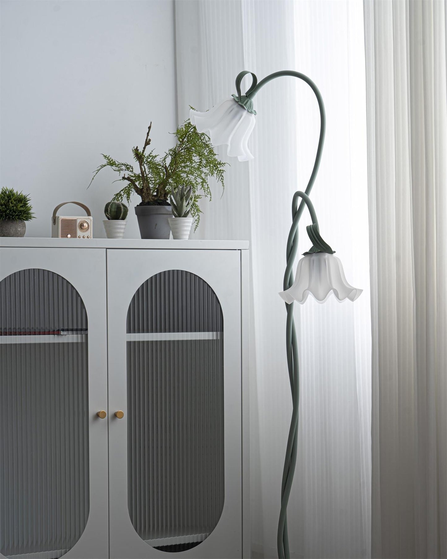 Calla – Bloemen Vloerlamp (Artistieke Staande Lamp, E27 LED)