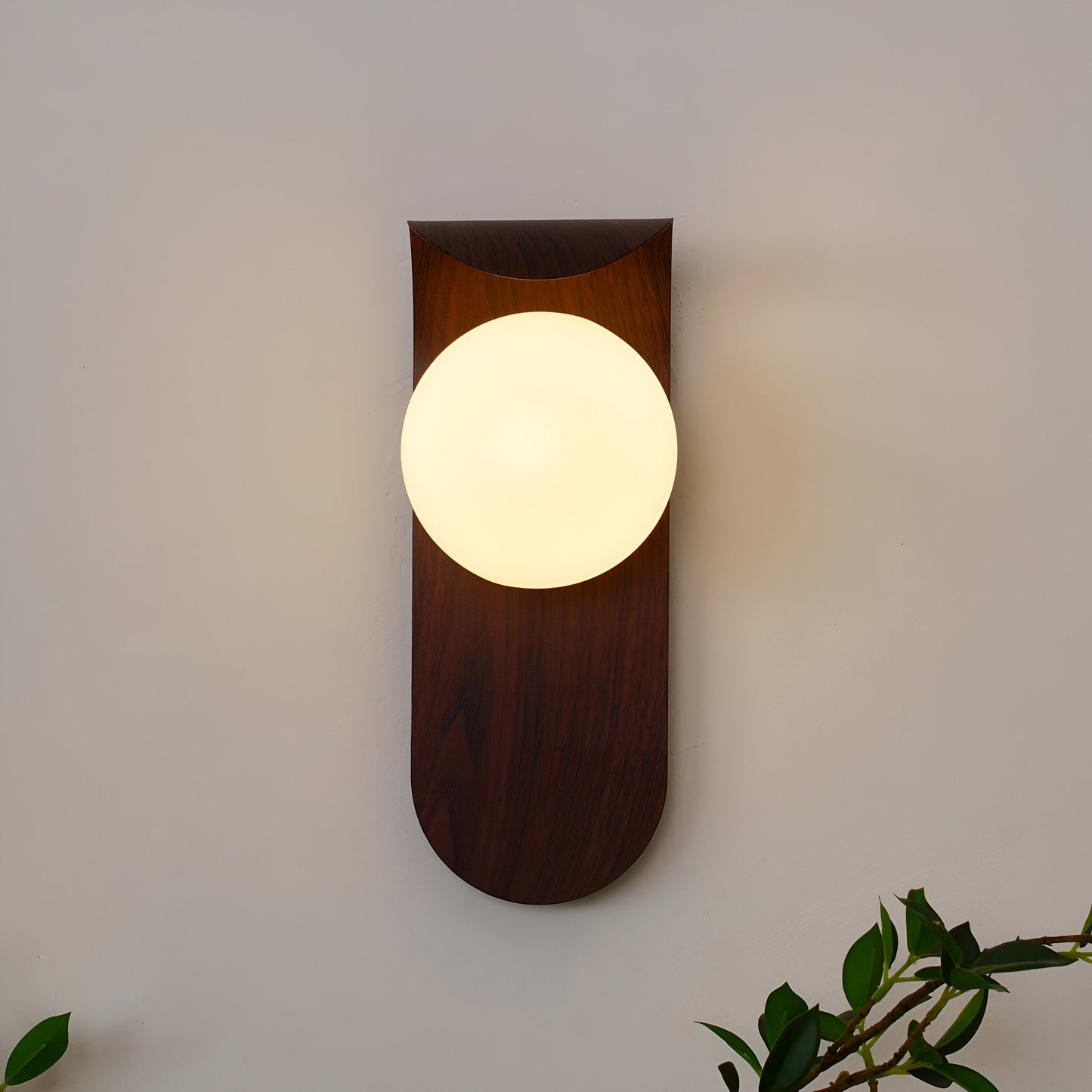 Carlyle – Scandinavische Minimalistische Wandlamp met Houtaccent (LED)