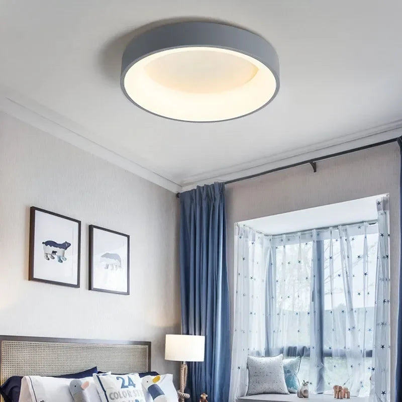 Planora - Scandinavische Ronde LED Plafondlamp Met Zachte Warme Gloed