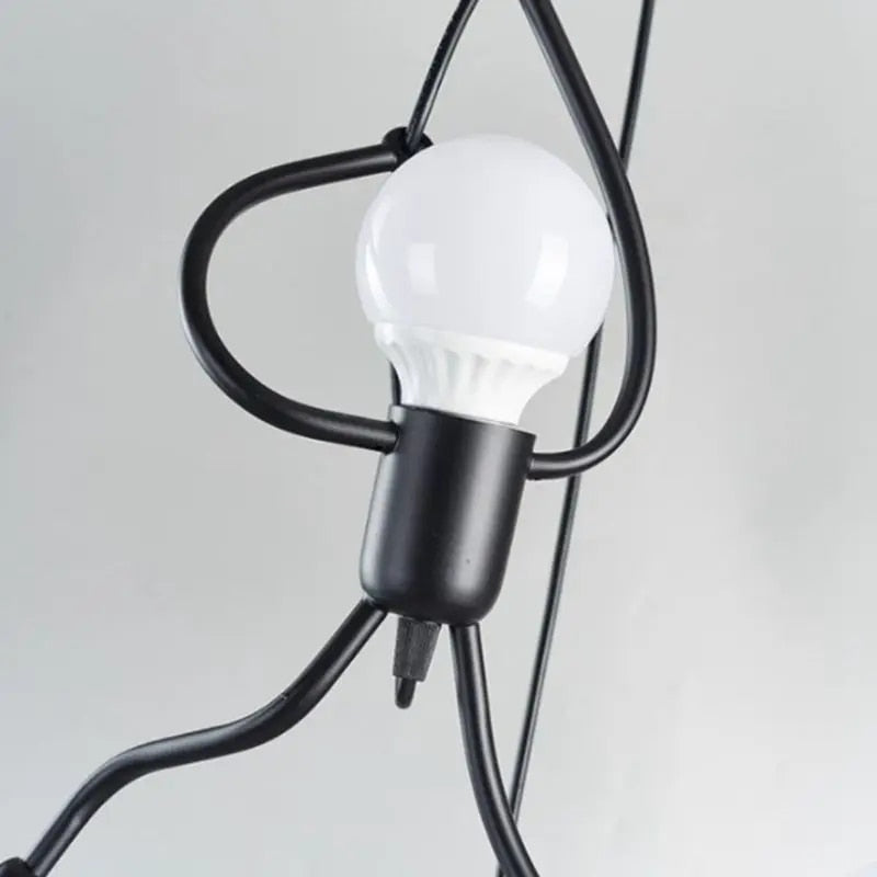Quiltora - Retro Marionet Hanglamp Met Speels Modern Ontwerp