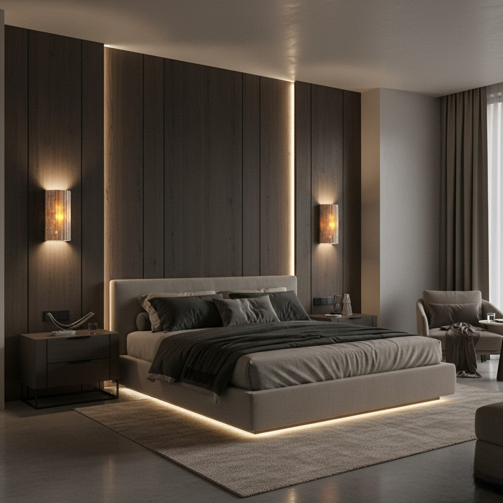 Aurelin – Natuursteen LED Wandlamp