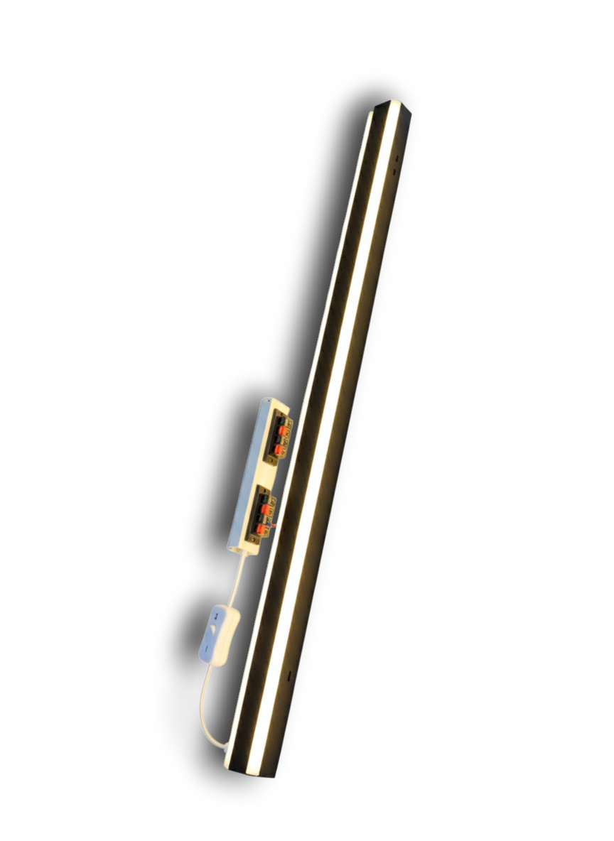 Earthrae - Zwarte IP65 Waterdichte LED Buitenwandlamp met Warm Wit Licht 3000K