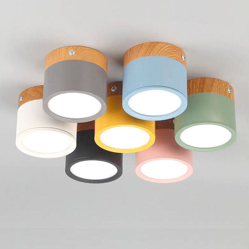 Cylora – Moderne LED Cilinder Plafondlamp met Strak Flush Mount Ontwerp
