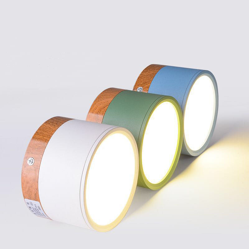 Cylora – Moderne LED Cilinder Plafondlamp met Strak Flush Mount Ontwerp