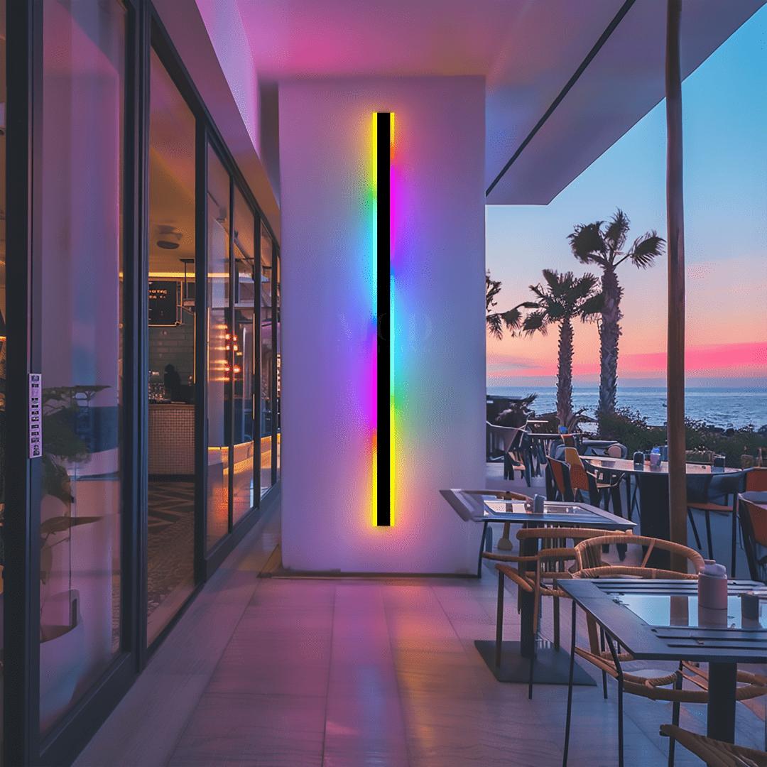 Petalune - Moderne RGB Wandlamp Met Afstandsbediening Voor Buiten, Veranda En Terras