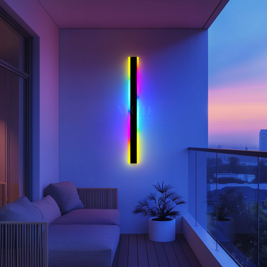 Petalune - Moderne RGB Wandlamp Met Afstandsbediening Voor Buiten, Veranda En Terras