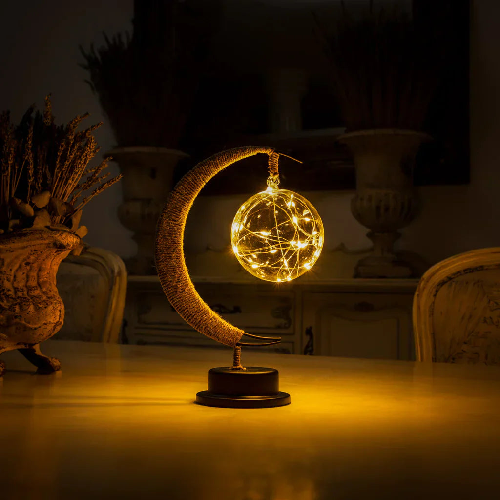 Lunora – Betoverende Maanlamp met Warme Gloed