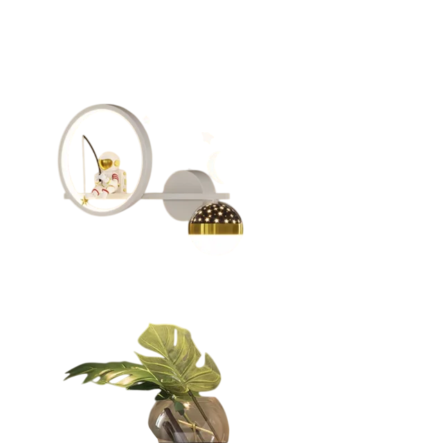 Lawnora – KinderLicht Wandlamp voor de Kinderkamer met Sterrennachtlicht