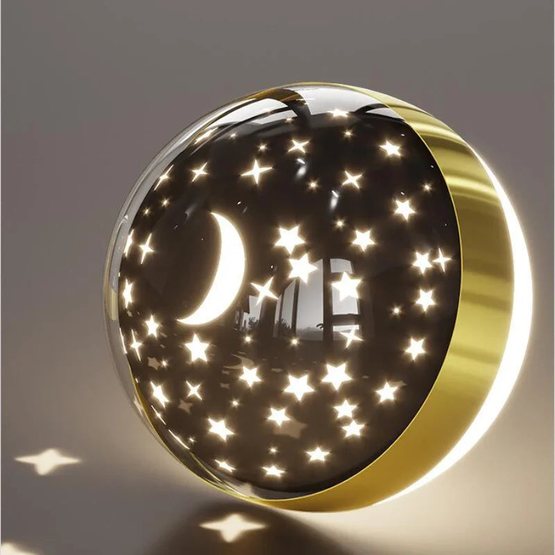 Lawnora – KinderLicht Wandlamp voor de Kinderkamer met Sterrennachtlicht