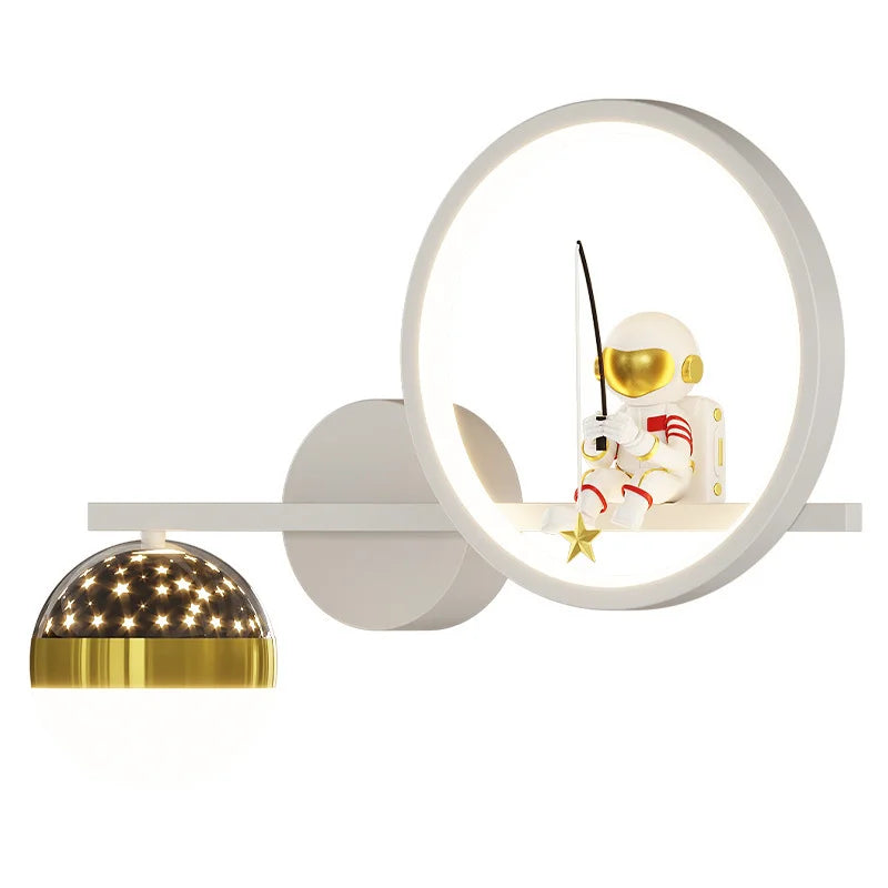 Lawnora – KinderLicht Wandlamp voor de Kinderkamer met Sterrennachtlicht