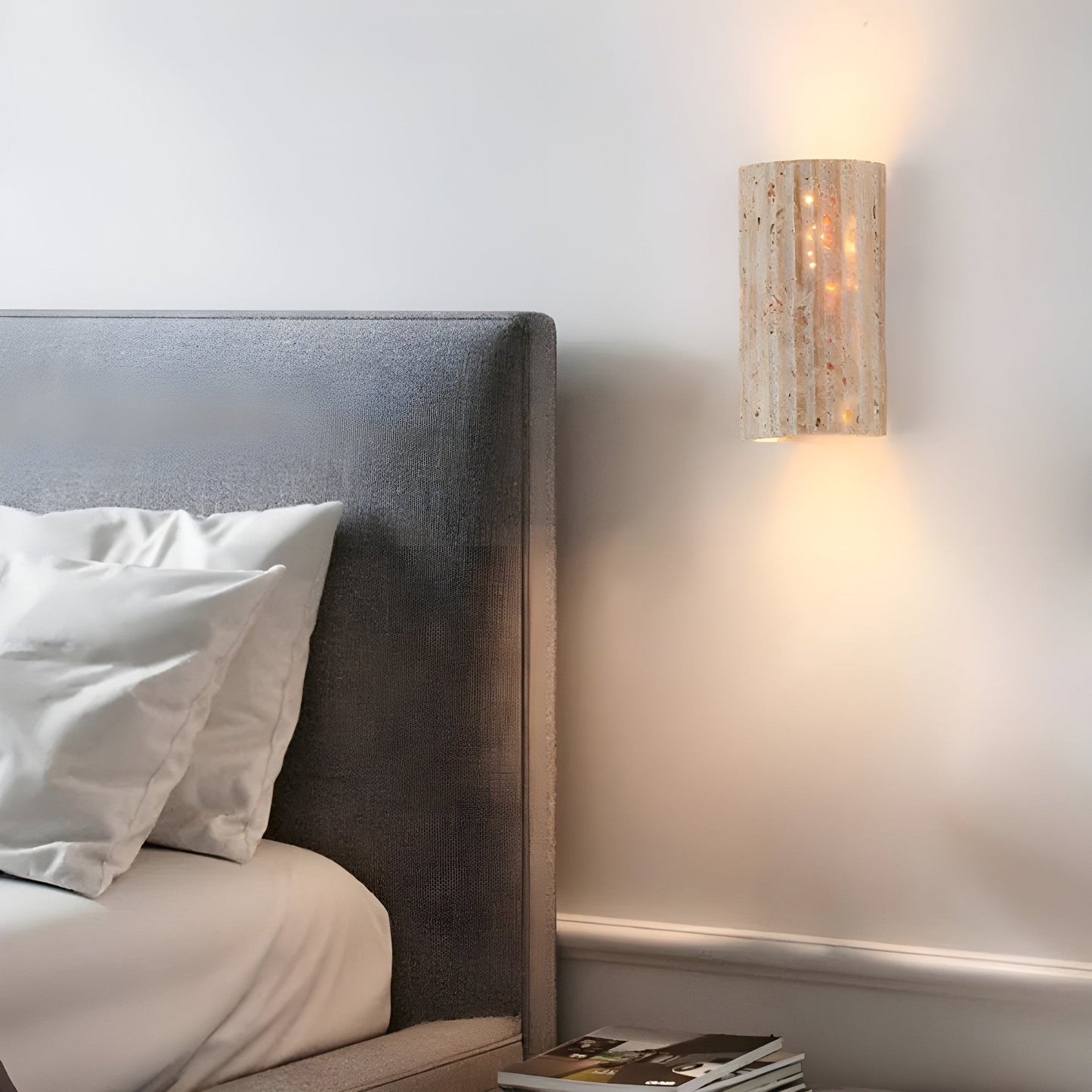 Aurelin – Natuursteen LED Wandlamp